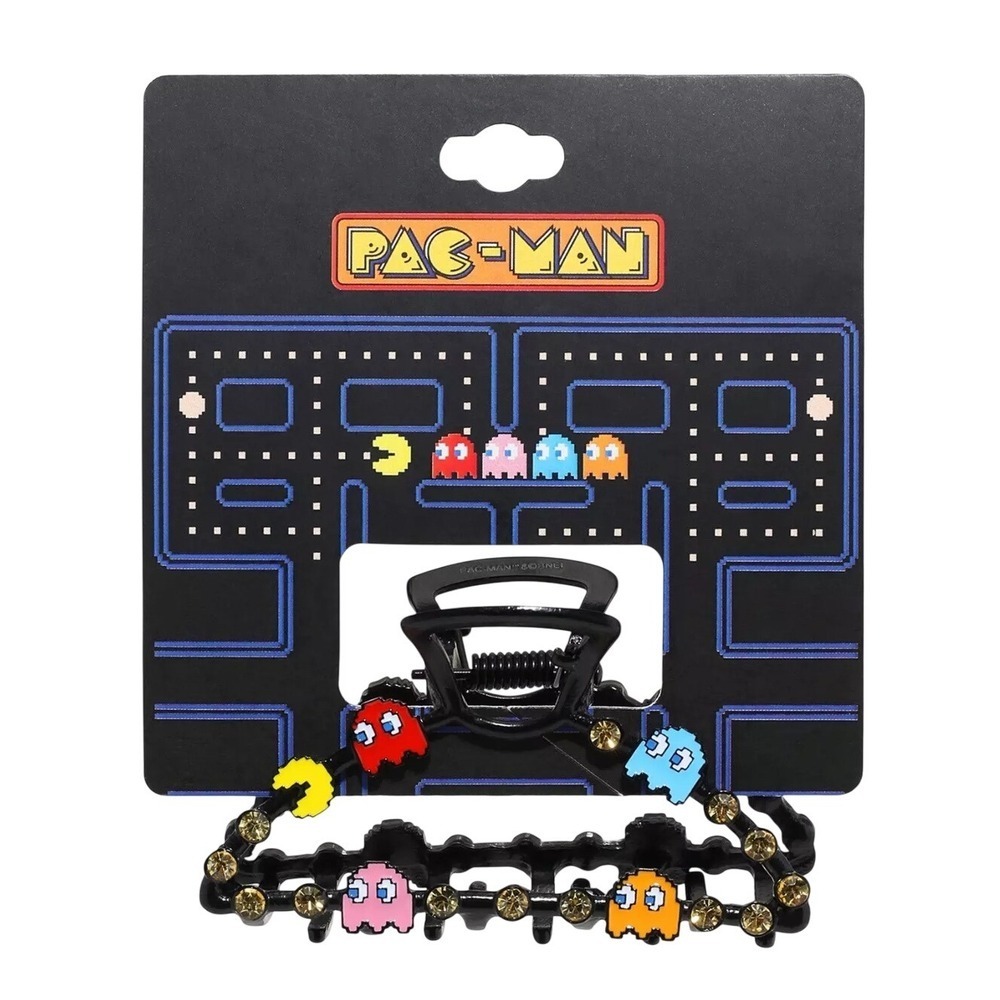 Pac-Man Character Claw Hair Clip‎ Arcade Game Retro 80s New